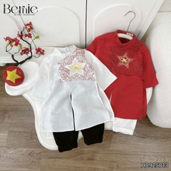 Áo dài cách tân áo dài Tết bé trai Tinh hoa Việt kèm quần kaki dài size 9 đến 25kg BERNIE H0925B13
