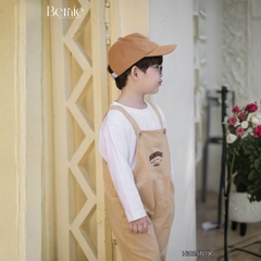 Set Yếm dài kèm áo thun Gấu EINTSIGHT cho bé trai bé gái unisex phong cách hàn quốc size 1 đến 7 tuổi BERNIE H1025B09Đ