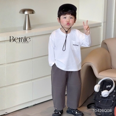 Quần dài quần kaki cho bé trai dáng baggy phong cách hàn quốc size 9 tới 25kg BERNIE KIDS T0426Q08