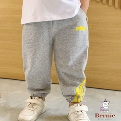 Quần dài thể thao cho bé trai bé gái dáng jogger năng động màu sắc basic 8 đến 25kg BERNIE