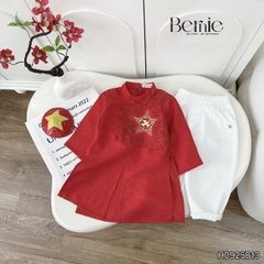 Áo dài cách tân áo dài Tết bé trai Tinh hoa Việt kèm quần kaki dài size 9 đến 25kg BERNIE H0925B13