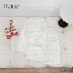 Set áo dài cách tân kèm quần cho bé trai chất lụa vân Thiên tử mặc Tết size 9 đến 25kg BERNIE H0925B11