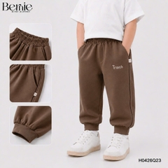  Quần dài quần Jogger Truck phối viền nhiều màu cho bé trai bé gái size 9 tới 25kg BERNIE H0426Q23