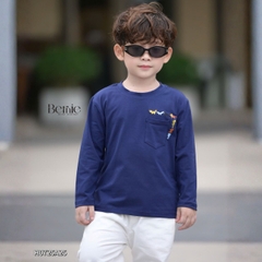 Áo thun áo phông tay dài họa tiết Animal unisex cho bé trai bé gái đi học đi chơi 9 đến 27kg BERNIE H0725A25