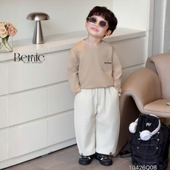 Quần dài quần kaki cho bé trai dáng baggy phong cách hàn quốc size 9 tới 25kg BERNIE KIDS T0426Q08