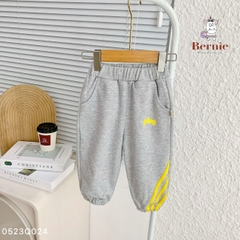 Quần dài thể thao cho bé trai bé gái dáng jogger năng động màu sắc basic 8 đến 25kg BERNIE
