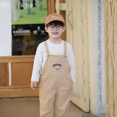 Set Yếm dài kèm áo thun Gấu EINTSIGHT cho bé trai bé gái unisex phong cách hàn quốc size 1 đến 7 tuổi BERNIE H1025B09Đ