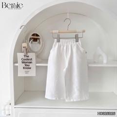 Set bộ đũi áo sơ mi cổ trụ phối khăn kèm quần dài cho bé trai đi chơi đi biển size 11kg tới 28kg BERNIE H0326B25