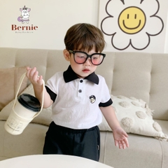 Set độ đồ thun Polo ngắn tay cho bé trai bé gái đồng phục BERNIE thủy thủ quần short chân váy xếp ly 8-30kg H0924B04