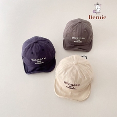 Mũ nón lưỡi trai cho bé trai Michigan phong cách hàn quốc 1 đến 5 tuổi BERNIE kids