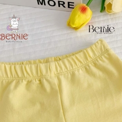 Quần dài ống loe viền bèo cho bé gái phong cách sành điệu size 1 đến 7 tuổi BERNIE 22Q114