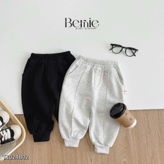 Set Bộ thun quần áo dài tay thu đông cho bé trai phong cách thể thao in số 90 BERNIE 1 đến 7 tuổi T1024B02