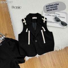 Set bộ Vest blazer công tử phong cách hàn quốc cho bé trai 1 đến 7 tuổi BERNIE 0724B17