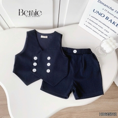 Set vest gile công tước hàn quốc 5CT cho bé trai thôi nôi sinh nhật đi tiệc 1 đến 7 tuổi BERNIE H0625B12