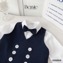 Set vest gile công tước dài tay 5CT cho bé trai thôi nôi sinh nhật đi tiệc 1 đến 7 tuổi BERNIE H0625B13
