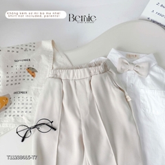 Set bộ vest dài tay 3 chi tiết Vest quần nơ cho bé trai phong cách hàn quốc đi tiệc đi chơi 1 đến 7 tuổi BERNIE T1123B015