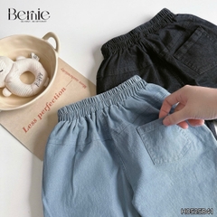 Set bộ nỉ tay dài phối cổ sơ mi sọc họa tiết thêu cún dễ thương kèm quần dài cho bé trai size 1 đến 7 tuổi BERNIE H0525B41