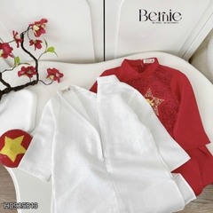 Áo dài cách tân áo dài Tết bé trai Tinh hoa Việt kèm quần kaki dài size 9 đến 25kg BERNIE H0925B13