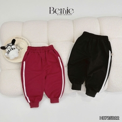 Set bộ thể thao dài tay chất cotton da cá họa tiết hoạt hình kèm quần dài size 9 tới 25kg BERNIE H0725B22 