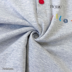 Set bộ polo cho bé trai áo thun tay ngắn họa tiết câụ bé kèm quần short size 1 đến 7 tuổi BERNIE T0425B64