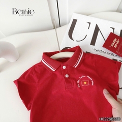 Áo polo đỏ Độc Lập BERNIE H0226B25Đ
