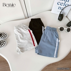 Quần short quần đùi chất thun cotton phong cách Sport cho bé trai bé gái size 9 tới 28kg BERNIE H0226Q39Đ