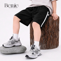 Quần short quần đùi chất thun cotton phong cách Sport cho bé trai bé gái size 9 tới 28kg BERNIE H0226Q39Đ