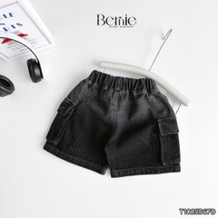 Set bộ tay ngắn áo thun Dino kèm quần short túi hộp Boss cho bé trai đi chơi đi học size 9kg tới 28kg BERNIE KIDS T1025B67Đ