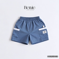 Set bộ bé trai áo tanktop sắc màu phong cách hàn quốc kèm quần short size 1 tới 7 tuổi BERNIE H0326B03Đ