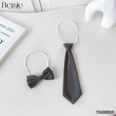 Set bộ vest gile Quý tộc cho bé trai áo sơ mi tay ngắn phối gile kèm quần và nơ cà vạt 9 tới 25kg BERNIE T0426B06