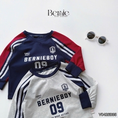Set bộ dài tay áo thun raplang phối màu họa tiết Bernieboys kèm quần dài cho bé trai size 9 tới 26kg BERNIE V0426B35