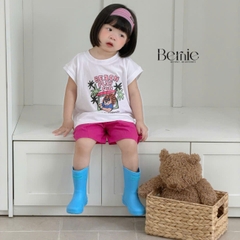 Set bộ unisex cho bé trai bé gái áo thun tanktop Style kèm quần short đi chơi đi biển size 1 tới 7 tuổi BERNIE H0326B36