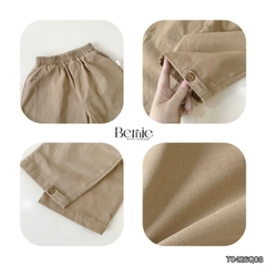 Quần dài quần kaki cho bé trai dáng baggy phong cách hàn quốc size 9 tới 25kg BERNIE KIDS T0426Q08