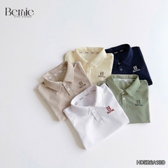 Áo thun áo polo thêu Bear nhiều màu cho bé trai đi học đi chơi size 9 đến 27kg BERNIE H0526A13Đ