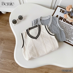 Áo gi lê len vặn thừng cho bé trai bé gái phong cách Hàn quốc size 9 tới 25kg BERNIE T1025A19