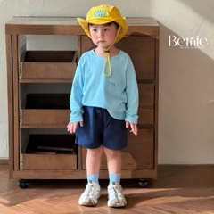 Mũ tai bèo có dây rút và nút bấm unisex cho bé trai bé gái đi chơi đi biển chụp hình xinh yêu 1 đến 4 tuổi BERNIE HL349