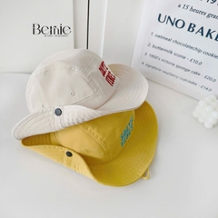 Mũ tai bèo có dây rút và nút bấm unisex cho bé trai bé gái đi chơi đi biển chụp hình xinh yêu 1 đến 4 tuổi BERNIE HL349