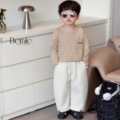 Quần dài quần kaki cho bé trai dáng baggy phong cách hàn quốc size 9 tới 25kg BERNIE KIDS T0426Q08