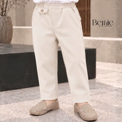 Quần dài quần âu chất chéo tuyết phối nắp túi cho bé trai phong cách thanh lịch size 9kg tới 28kg  BERNIE T0726Q22