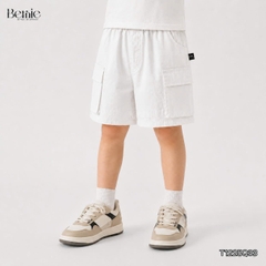 Quần short quần kaki đùi phối túi hộp 2 bên cho bé trai đi chơi đi học size 9 tới 28kg BERNIE T1225Q33