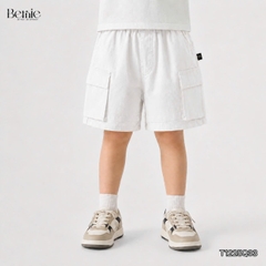 Quần short quần kaki đùi phối túi hộp 2 bên cho bé trai đi chơi đi học size 9 tới 28kg BERNIE T1225Q33