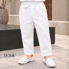 Quần dài quần âu chất chéo tuyết phối nắp túi cho bé trai phong cách thanh lịch size 9kg tới 28kg  BERNIE T0726Q22