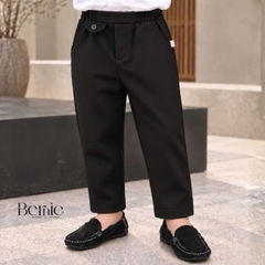 Quần dài quần âu chất chéo tuyết phối nắp túi cho bé trai phong cách thanh lịch size 9kg tới 28kg  BERNIE T0726Q22