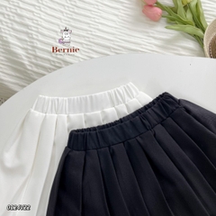 Bán rời Áo thun ngắn tay in gấu rời chân váy xếp ly tenis bé gái mặc nhà đi học từ 9 đến 25kg Bernie