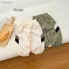 Set bộ gió dài tay thể thao sơ mi phối màu phong cách hàn quốc cho bé trai size 1 đến 7 tuổi BERNIE 0624B26