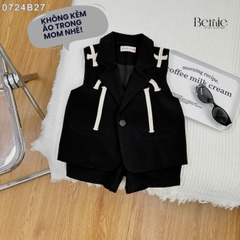 Set bộ Vest blazer công tử phong cách hàn quốc cho bé trai 1 đến 7 tuổi BERNIE 0724B17