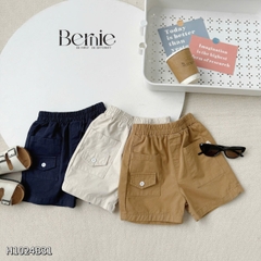 Set bộ cộc tay thun cotton họa tiết hình in lạ mắt phong cách hàn quốc cho bé trai 1 đến 7 tuổi BERNIE H1024B31