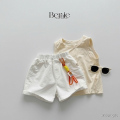 Quần short quần kaki đùi phối túi hộp 1 bên cho bé trai đi chơi đi học size 9 tới 28kg BERNIE P1124Q51