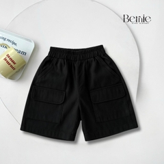 Quần kaki quần short đùi túi hộp phối túi cho bé trai size 1 đến 6 tuổi BERNIE TH-H1224B36