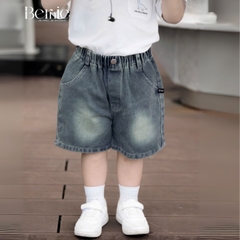 Quần short quần jean đùi cho bé trai đi chơi đi học size 9kg tới 28kg BERNIE KIDS T0425B65Q